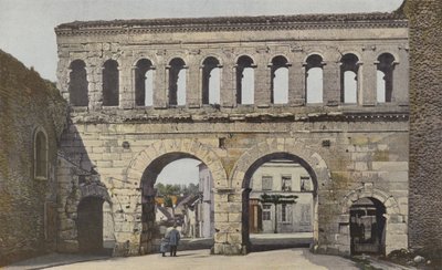 Autun, Saint-Andre Gate, General View by French Photographer