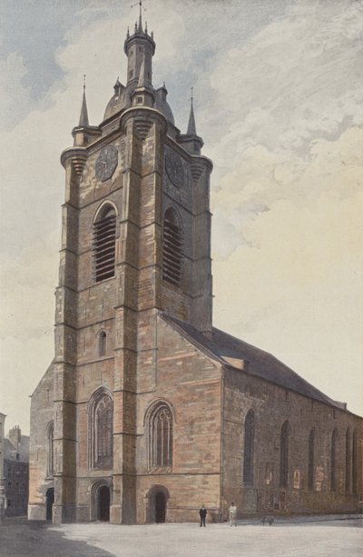 Avesnes-sur-Helpe, Church, SW Ensemble by French Photographer