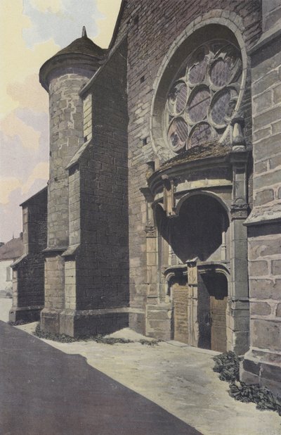 Avirey-Lingey, Avirey Church, South Door by French Photographer