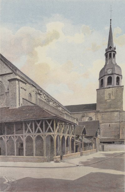 Bar-sur-Aube, Saint-Pierre Church, Southwest View by French Photographer