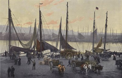 Boulogne-sur-Mer, Preparations for Herring Fishing by French Photographer