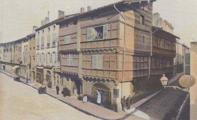 Bourg, Spanish House, at the Corner of Gambetta and Government Streets by French Photographer