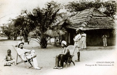 Brazzaville, French Equatorial Africa (early 20th century) by French Photographer
