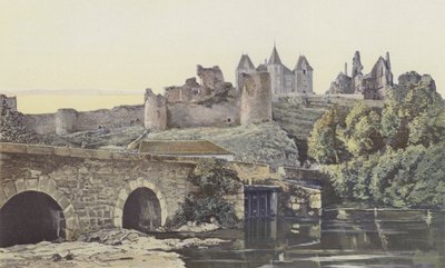 Bressuire, Ruins of the Castle, Exterior, Southwest View by French Photographer