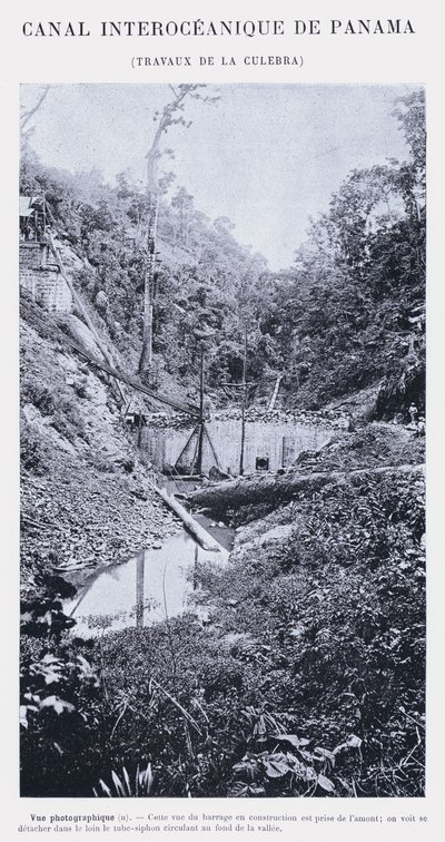Canal Interoceanique De Panama, Travaux De La Culebra by French Photographer
