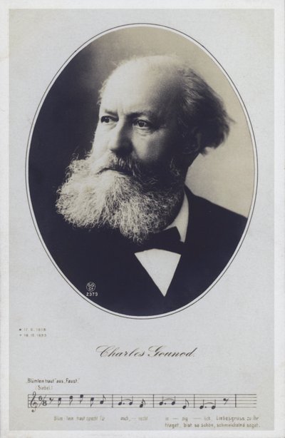 Charles Gounod, French pianist and composer by French Photographer