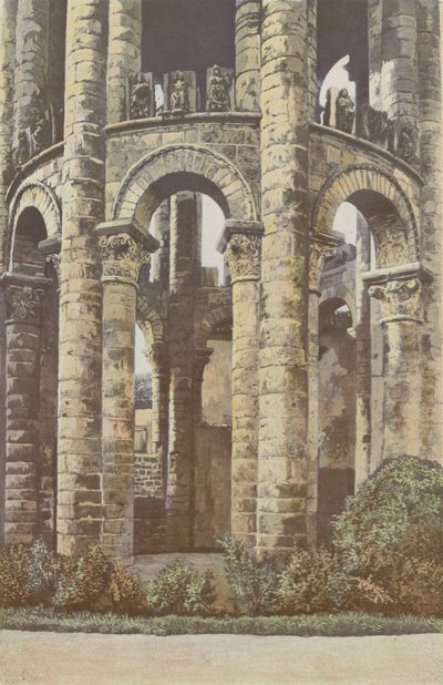 Charroux, Former Abbey, Tower, Lower Part by French Photographer