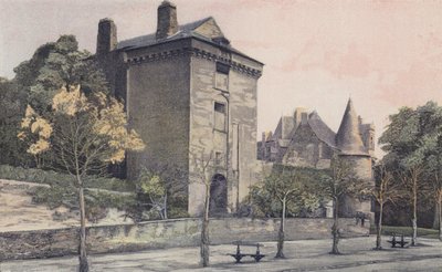 Chateaubriant, Square Dungeon of the Old Chateau and New Chateau Tower by French Photographer