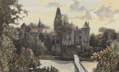 Cleron, View of the Castle by French Photographer