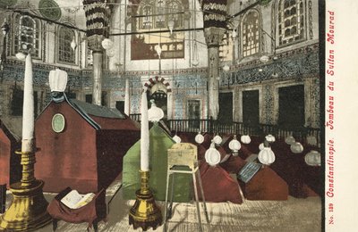 Constantinople, Tomb of Sultan Mourad by French Photographer