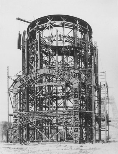 Construction of the Grand Dome Central for the Exposition Universelle, Paris, 1888 by French Photographer