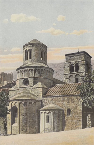 Cruas, Church, NE View by French Photographer