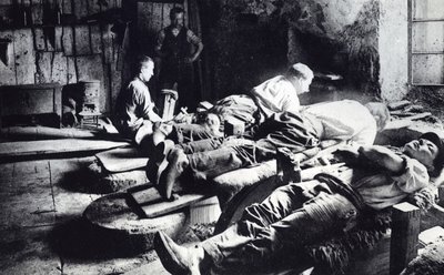 Cutlers at Work in Thiers, Late 19th Century by French Photographer