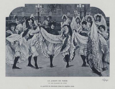 Dancers at the Jardin de Paris by French Photographer