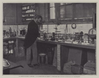Director of Scientific and Technical Works in the chemistry laboratory at the Sevres porcelain factory, France by French Photographer