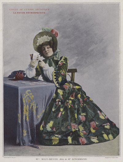 Emilie Mily-Meyer as Mademoiselle Lenormand in The Retrospective Review by French Photographer