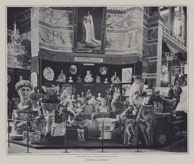 Exhibition of Wares from the Signa Factory, Florence, in the Italian Pavilion at the Exposition Universelle 1900, Paris by French Photographer
