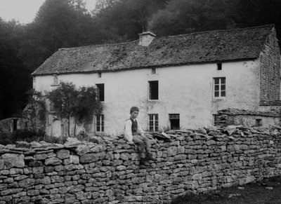 Farm in the vicinity of Bourmont en Haute Marne, circa 1880. by French Photographer