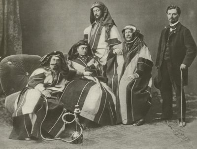 Ferdinand De Lesseps at work on the Suez canal by French Photographer