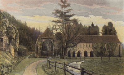 Fontaine-Guerard, Old Abbey (Ensemble) by French Photographer
