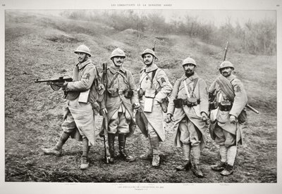French Infantry and Weapons by French Photographer