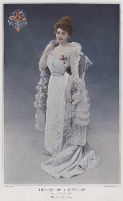 Gabrielle Rejane as Therese in Le Lys Rouge by French Photographer