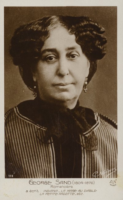 George Sand by French Photographer