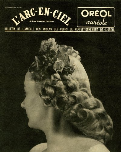 Hairdressing and dyeing in France in the immediate post-war period; cover of 