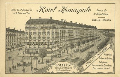 Hotel Monopole, Paris by French Photographer