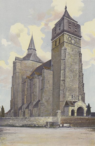 Ibos, Church, Northwest View by French Photographer