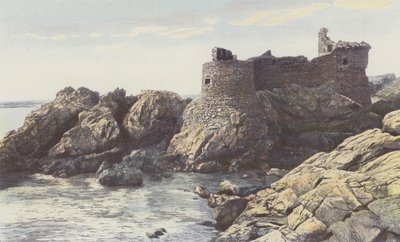 Yeu Island, Old Castle, Southeast View by French Photographer