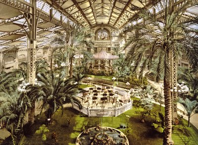 Interior of the Winter Garden in Nice by French Photographer