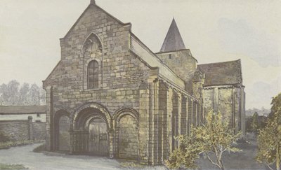 Jazeneuil, Church, Southwest View by French Photographer