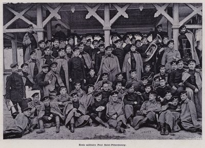 The Russian Army: Military School Paul St. Petersburg by French Photographer