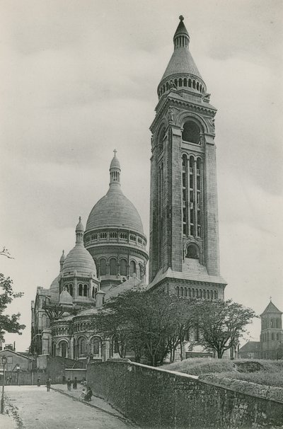 The Basilic of Sacre-Coeur and Campanile by French Photographer
