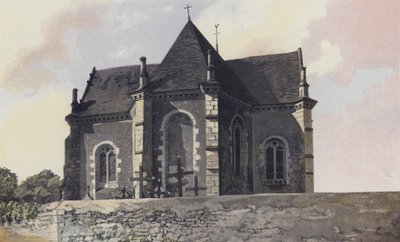La Bruere, Church, Apse Side by French Photographer
