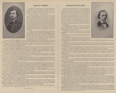 The Commune of Paris, Auguste Vermorel, Jean-Baptiste Milliere by French Photographer