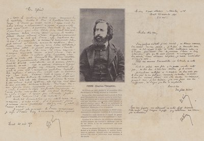 La Commune de Paris, Charles-Theophile Ferre by French Photographer