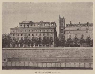 The Commune of Paris, The Lyric Theatre, After May 25 by French Photographer