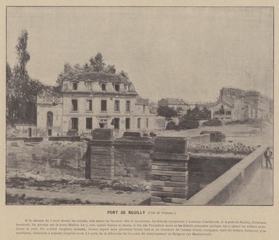 The Commune of Paris, Pont de Neuilly, Puteaux Side by French Photographer