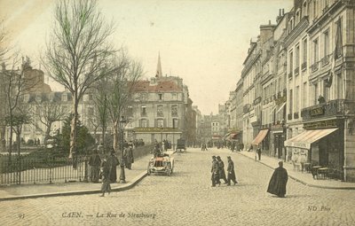 The Street of Strasbourg, Caen by French Photographer