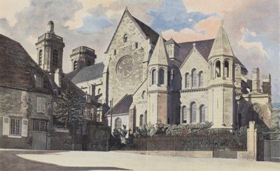 Langres, Cathedral, South View by French Photographer