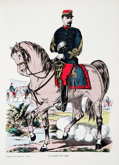 The Count of Paris, from History of the Third Republic, Vol. I, Political History, pub.1933 by French Photographer