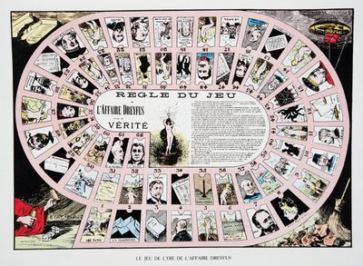 The Game of the Goose of the Dreyfus Affair, from History of the Third Republic, Vol. I, Political History, pub.1933 by French Photographer