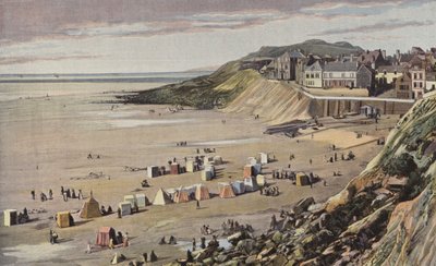Le Portel, View of the Beach by French Photographer