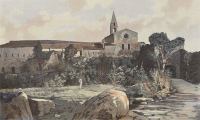 Le Thoronet, Former Abbey, West View by French Photographer