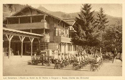 Les Noisetiers, The School in the Sun by French Photographer