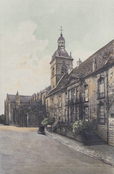 Luxeuil, The Church and the Presbytery by French Photographer