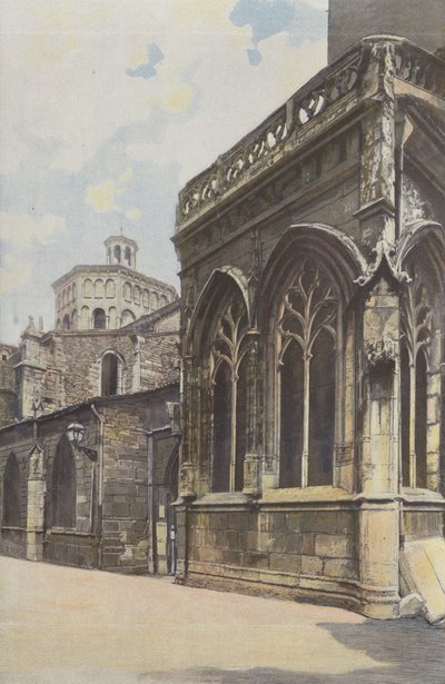Lyon, Church of St-Paul, North Side by French Photographer