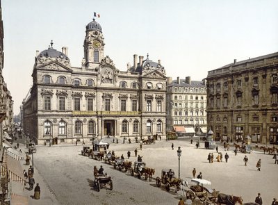 Lyon Town Hall from Place de Terreaux by French Photographer